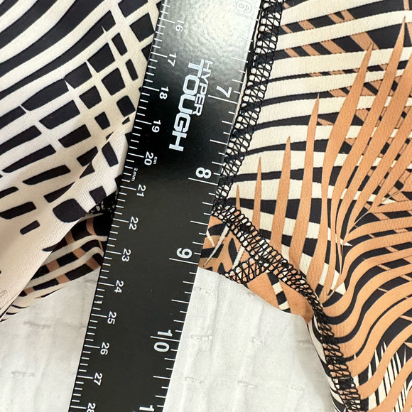 Uintah Collection Palm Zipper Ankle Leggings Mid Rise Yoga Workout Size 1 NWOT - Picture 4 of 5